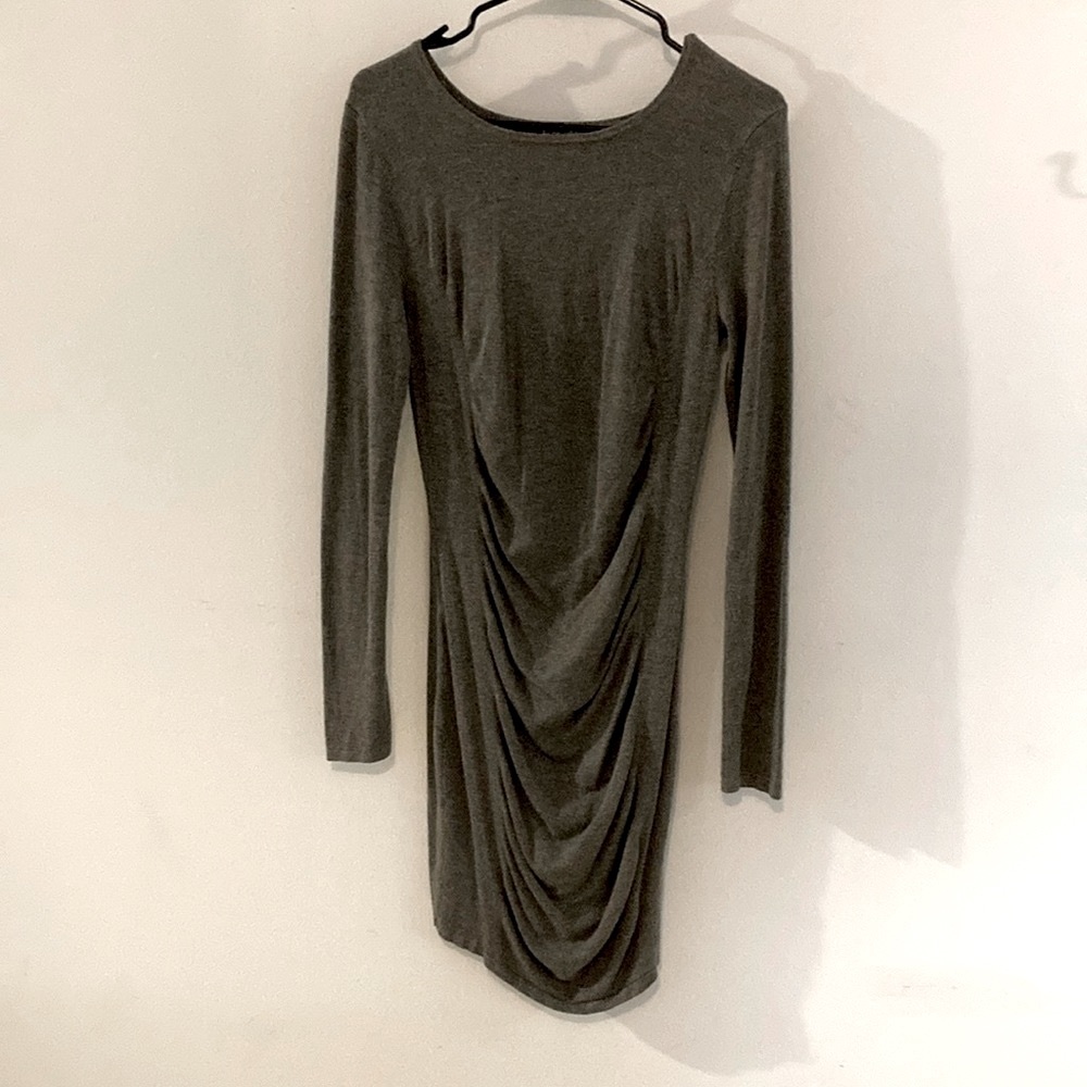 Express Grey Sweater Dress